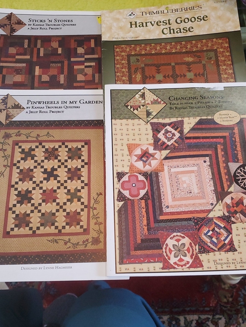 Kansas Trouble Bundle 4 Patterns Primitive Jelly Roll
